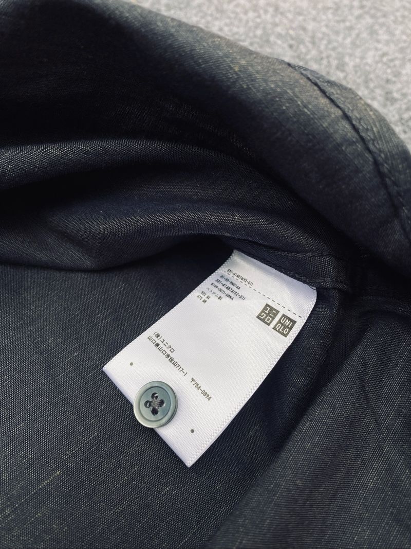 kemeja UNIQLO lengan pendek, foto 4