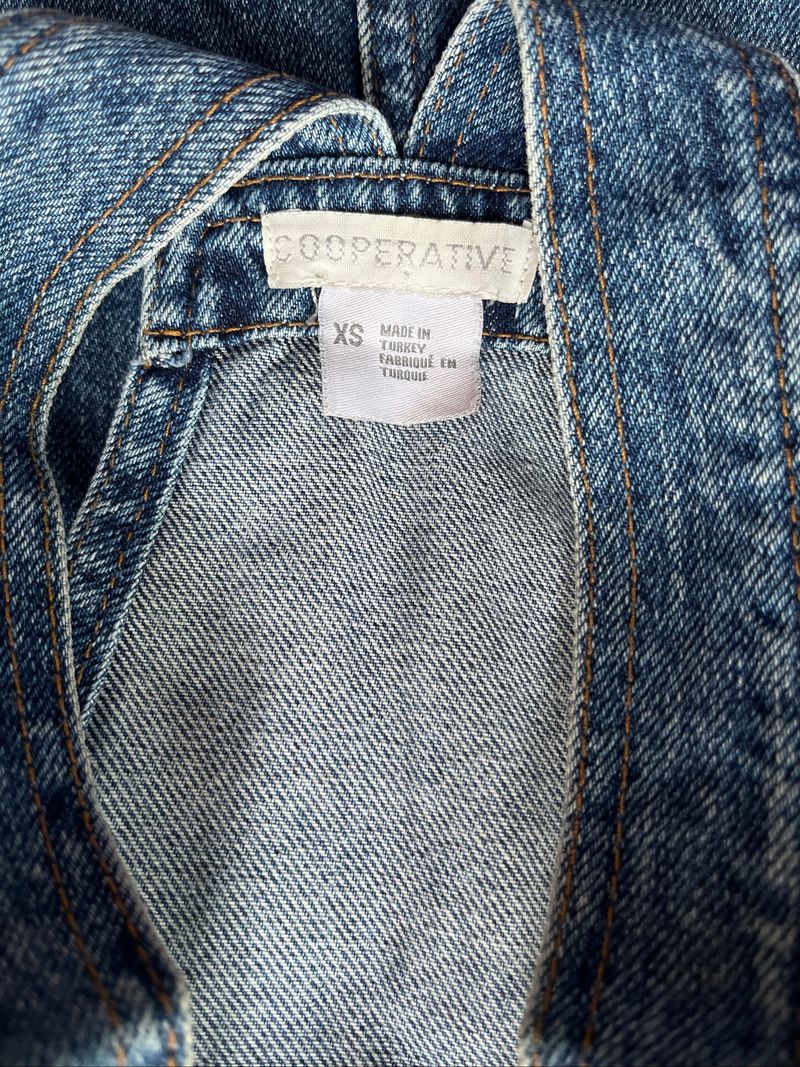 Denim Overall Mini Dress, foto 5