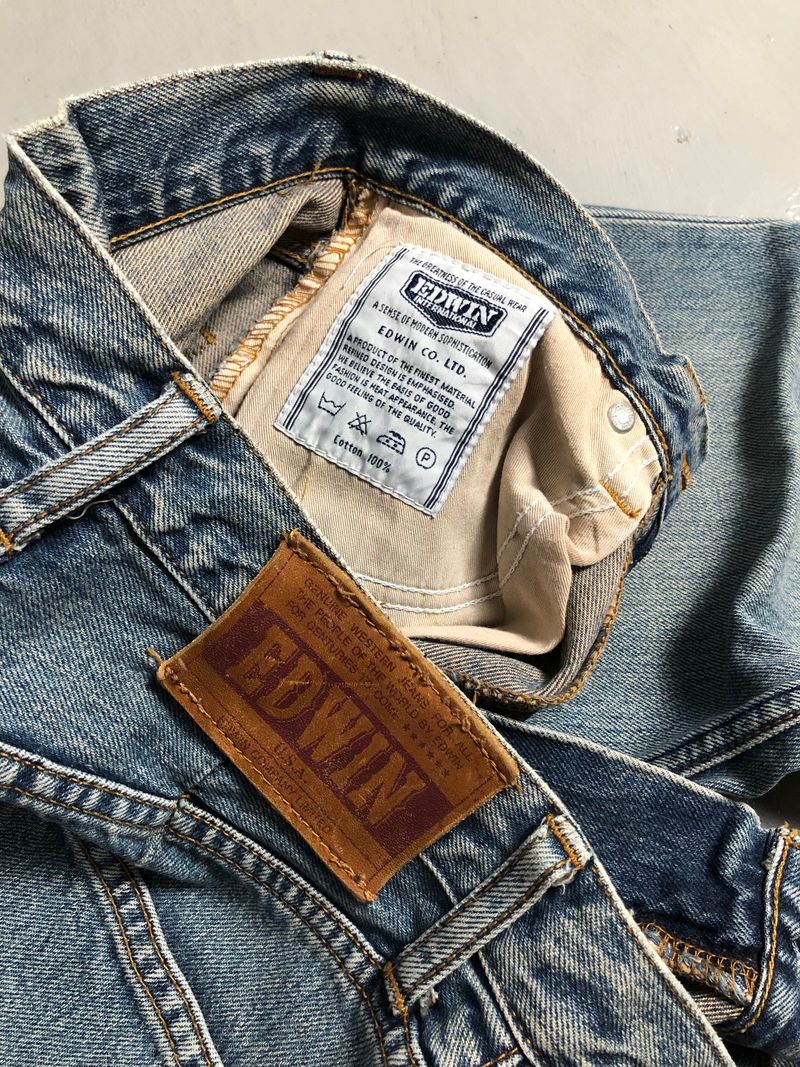 EDWIN Vintage Y2K Jeans Pria blue, foto 7