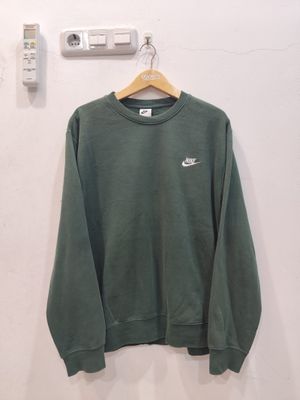 Official Crewneck Sweatshirt Nike Forest Green Original