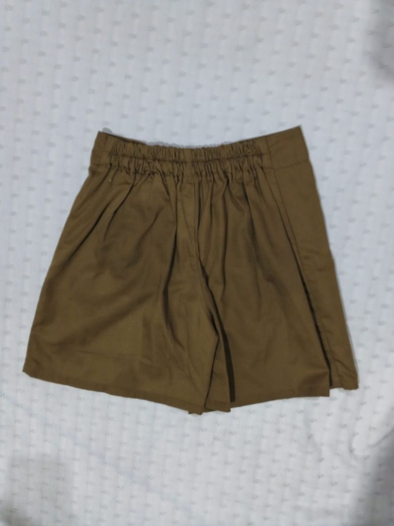 Brown Button Front Skort, foto 2
