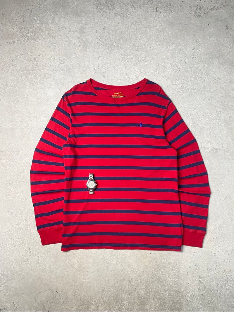 LONGSLEEVE POLO RALPHLAUREN SALUR RED, foto 2