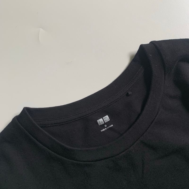 Long sleeve tshirt Uniqlo Black, foto 3