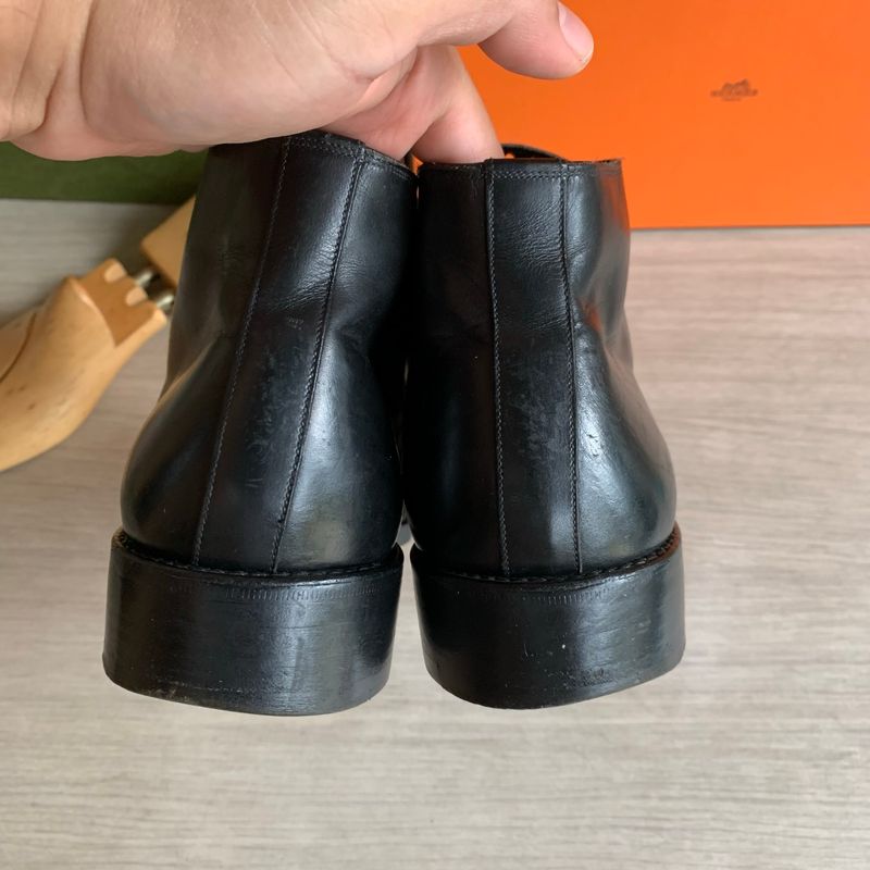 Harris ankle boots leather black size 9 EU43, foto 2
