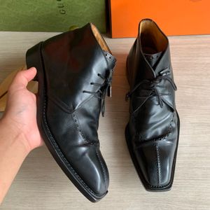 Harris ankle boots leather black size 9 EU43