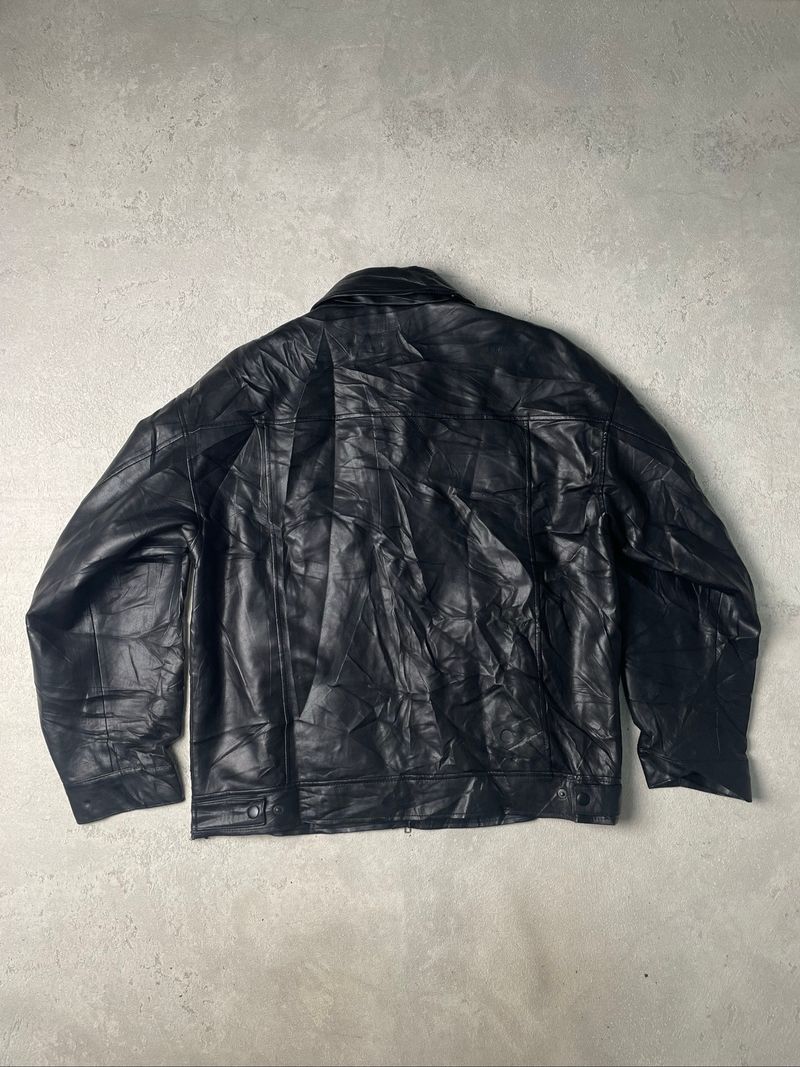DOFF JASONN LEATHER JACKET DOBEL ZIPER BOXY, foto 9