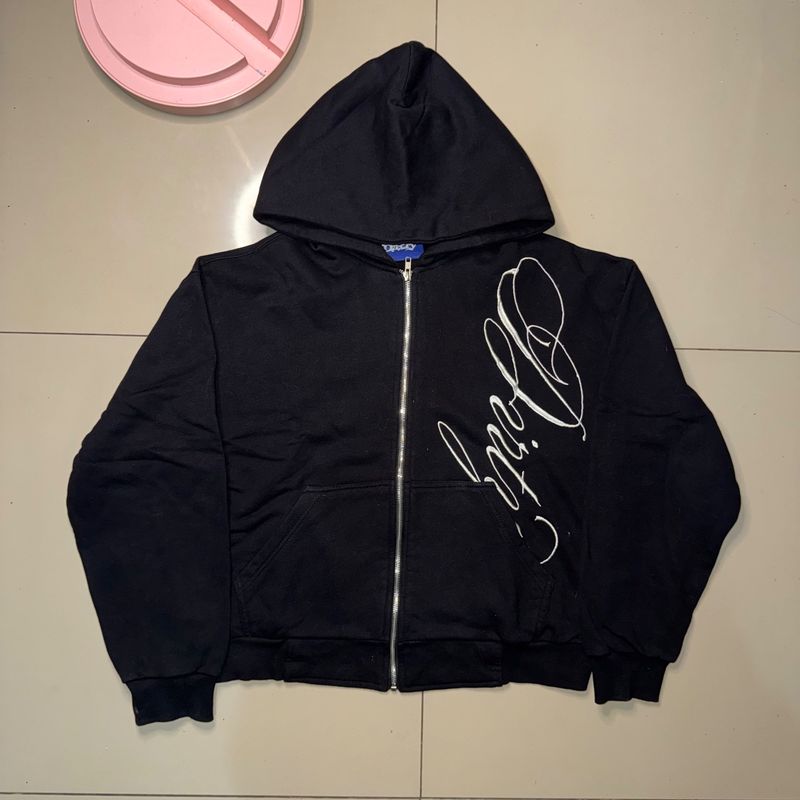 dirty hoodie zipper size m, foto 2