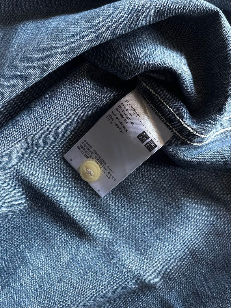 BLUE DENIM DOUBLE POCKET UNIQLO, foto 7