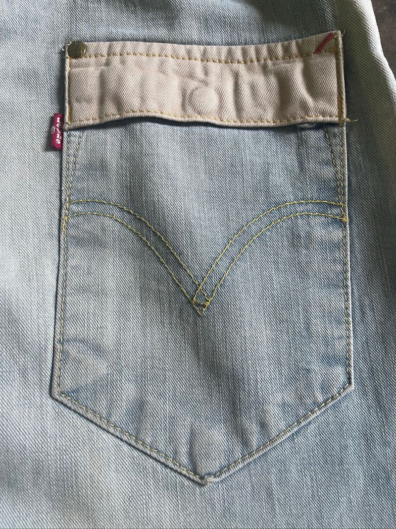 2000s levis engineered buckle back twisted jeans button fly, foto 5