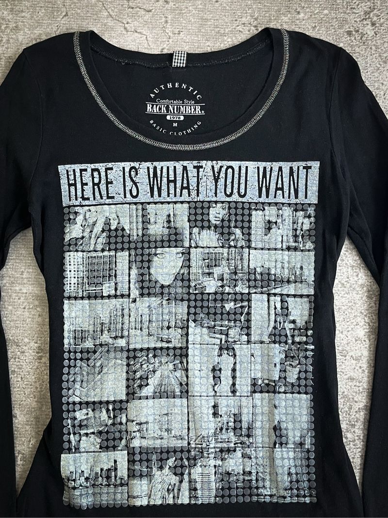 Back Number Graphic Poem Longsleeve, foto 3