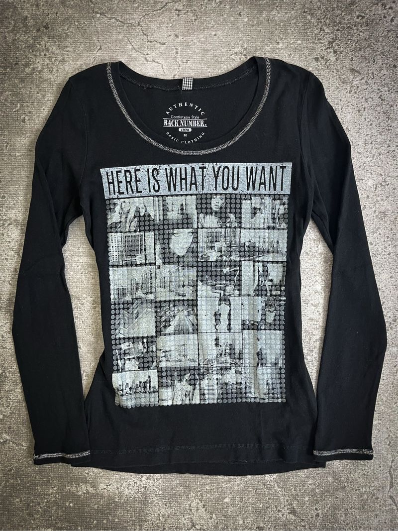Back Number Graphic Poem Longsleeve, foto 2