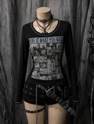 Back Number Graphic Poem Longsleeve