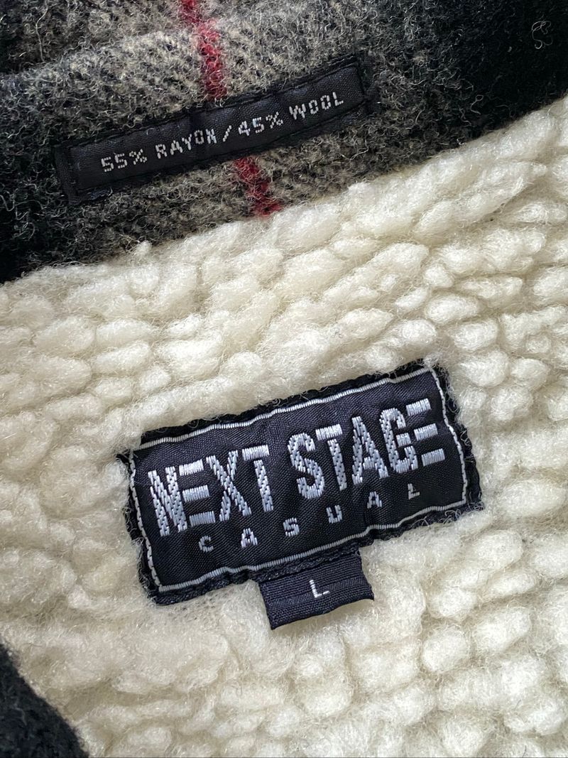 Vintage Next Stage Veterano Rayon Wool Outer Jacket, foto 5