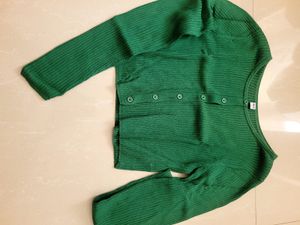 Atasan hijau botol uniqlo