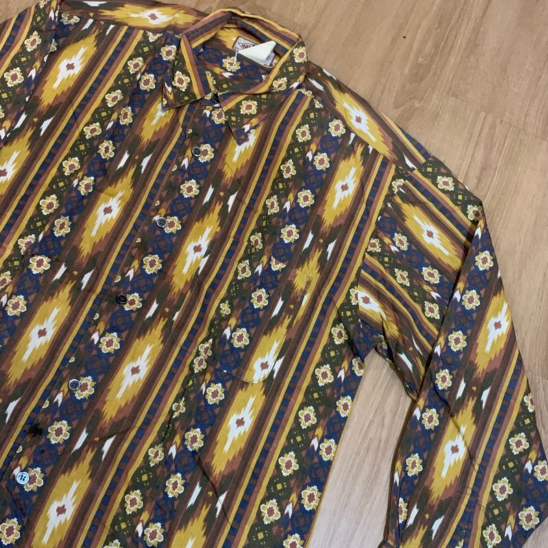 vintage longsleeve pattern shirt, foto 2