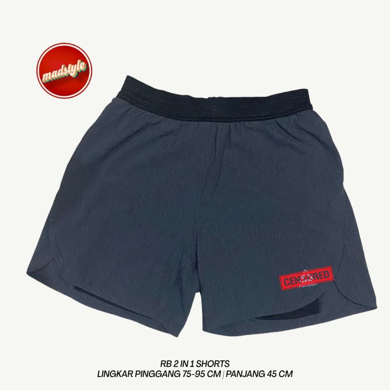 Reebok 2 in 1 Running Shorts, foto 2