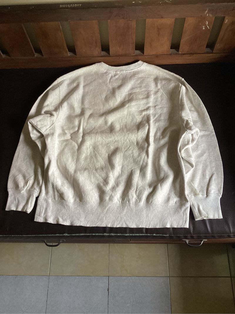 GU Sweater Crewneck Broken White Pattern, foto 6
