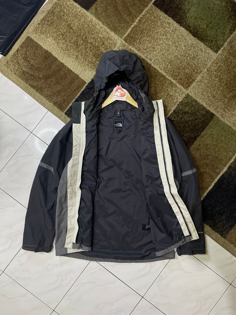 (SOLD) The North Face Hyvent Rain Coat Gorpcore Grey BW, foto 6