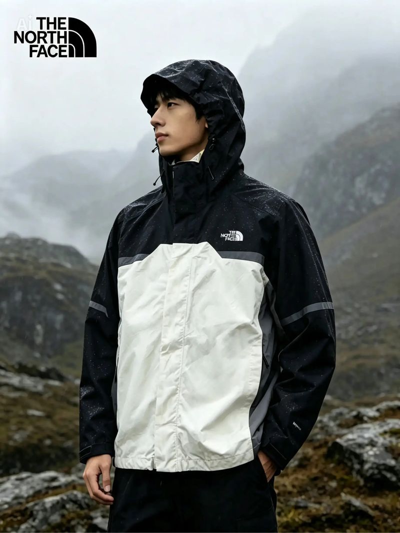 (SOLD) The North Face Hyvent Rain Coat Gorpcore Grey BW, foto 10