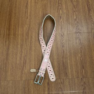 Soft pink y2k it girl belt