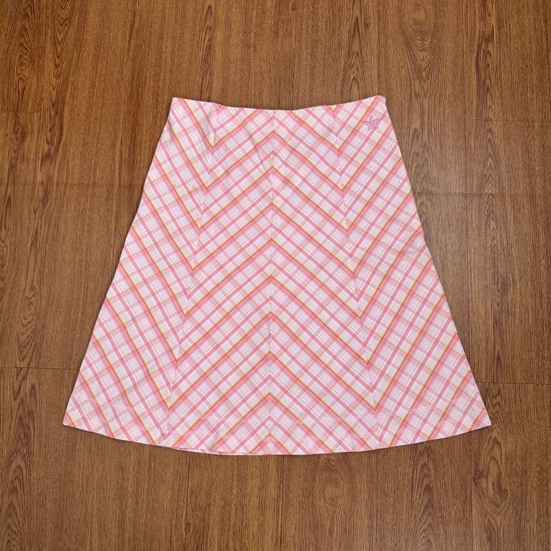 De spring pink patterned skrit, foto 3