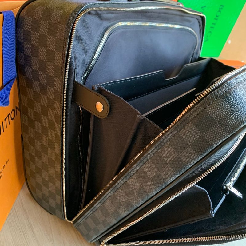 (Retail 65jt+) LOUIS VUITTON DAMIER PILOT CABIN SIZED, foto 5