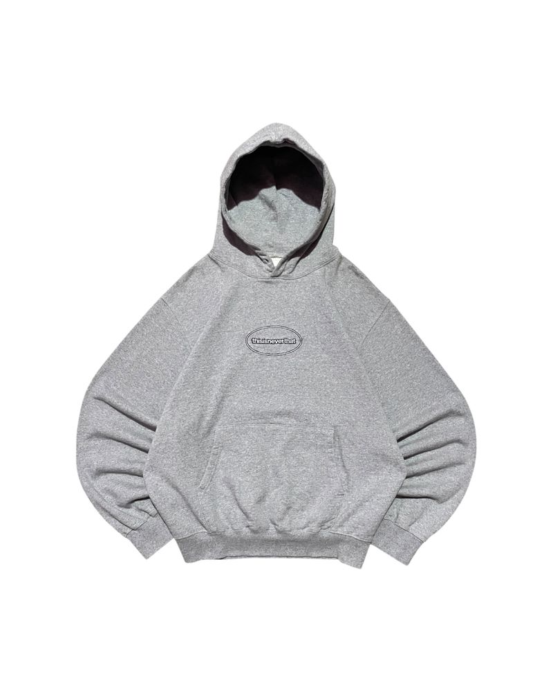 Thisisneverthat ET-Logo Hoodie Dark Heather Grey, foto 2