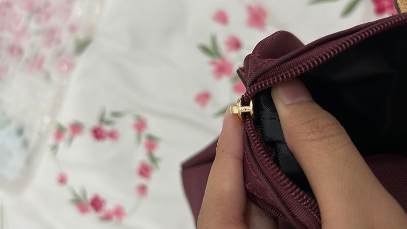 Longchamp Le Pliage Original MLH – Burgundy | Pre-Loved, foto 4