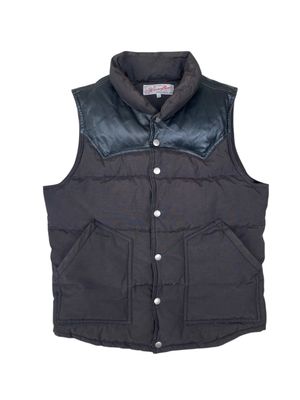Japanese brand Biker Casual Vest Pria black