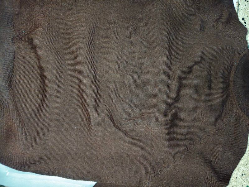 Knit rajut coklat, foto 3