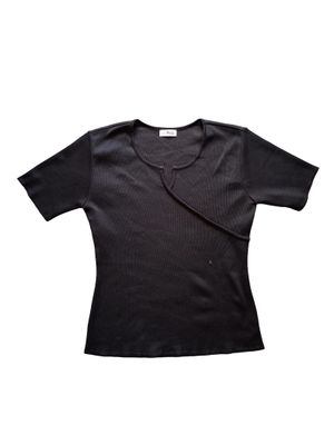 Inter Moda Black Asymmetric Top