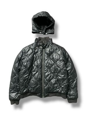 Sabotage Reversible Detechable Hood Down Jacket
