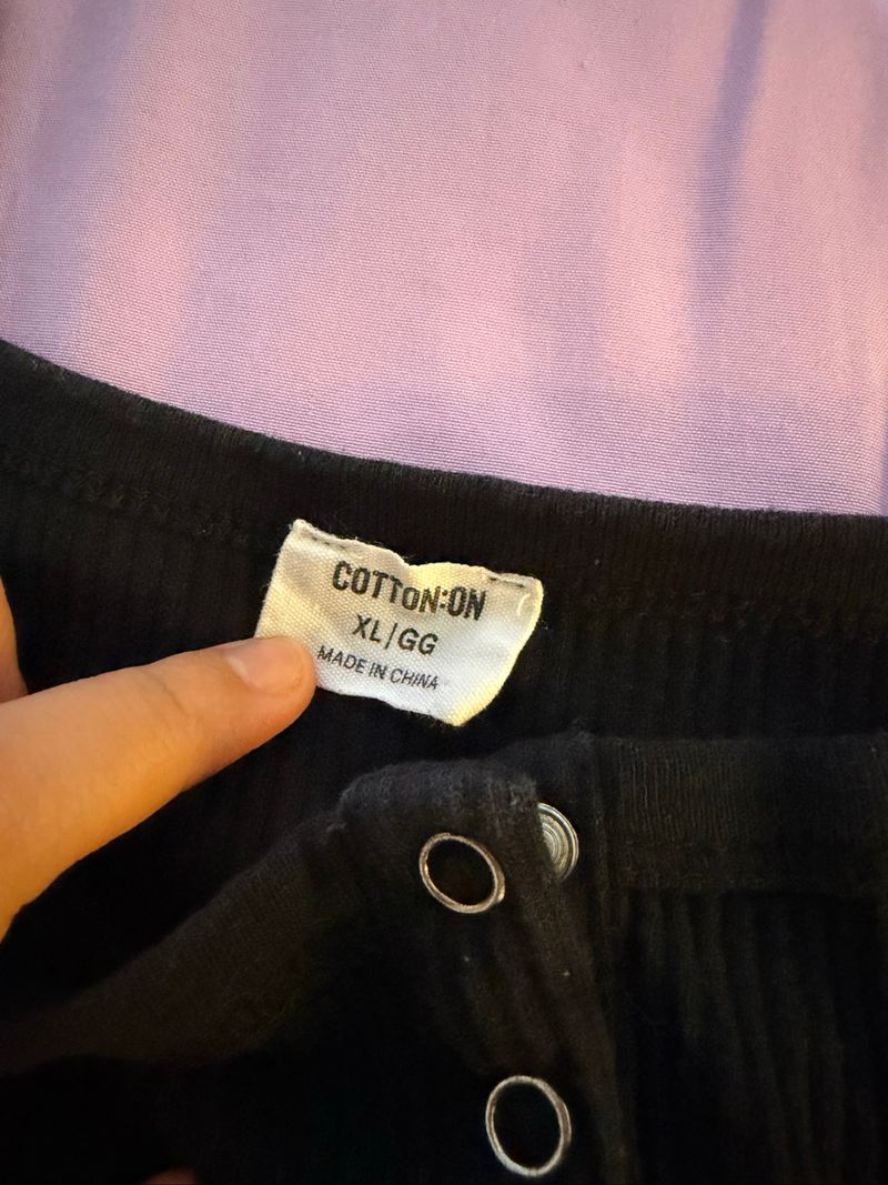 cotton on black tank top, foto 2