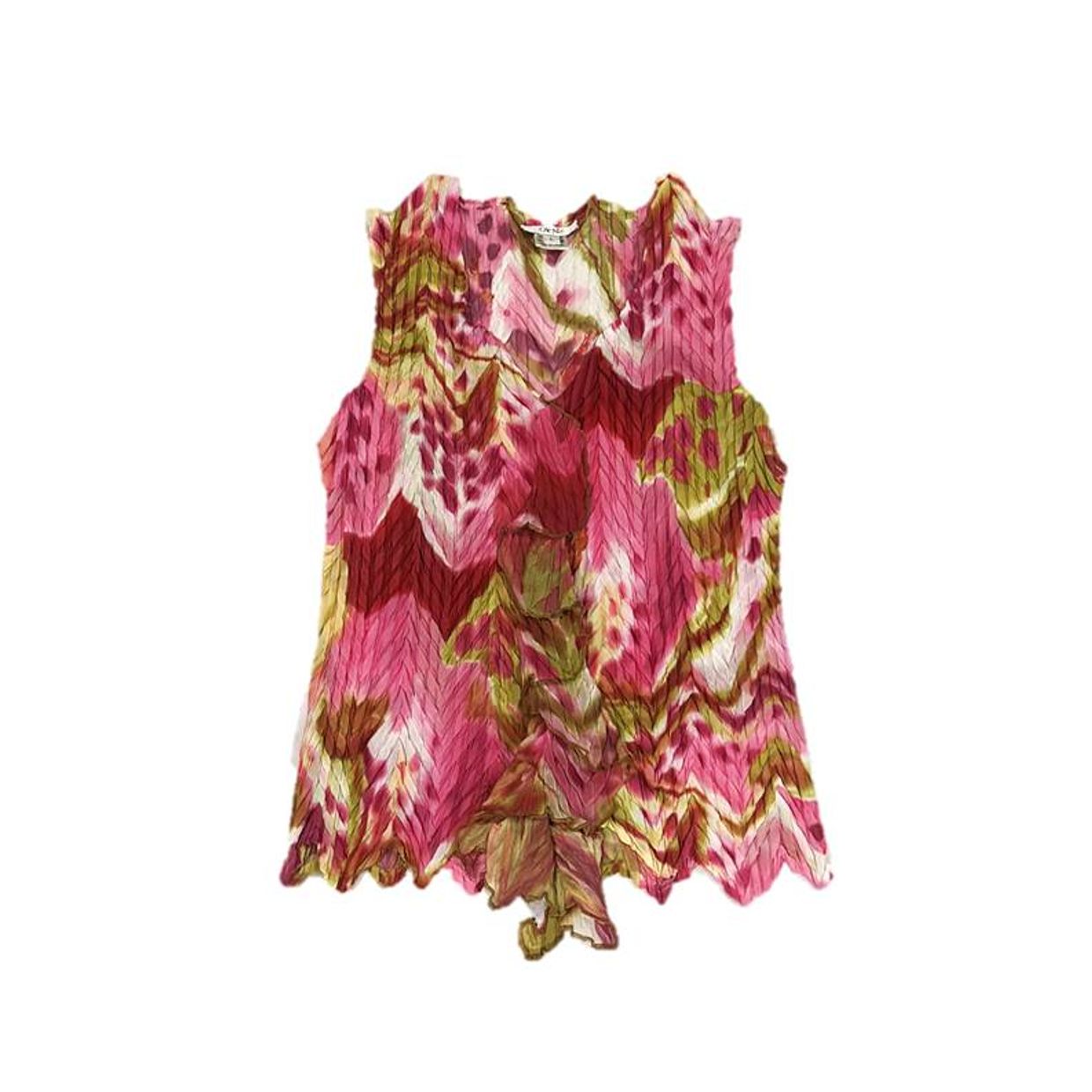 Cami top Wanita multicolor pink