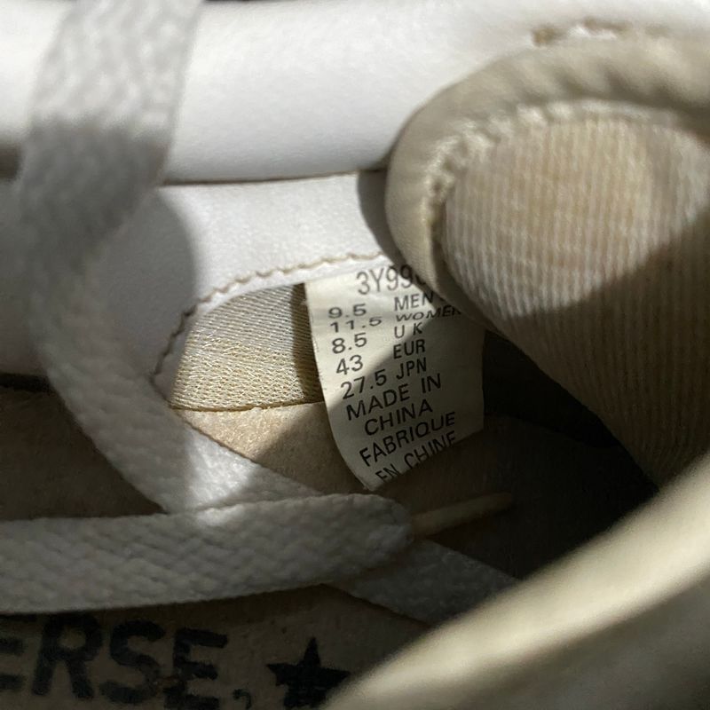 Convers* omega trainer leather white ORIGINAL, foto 6