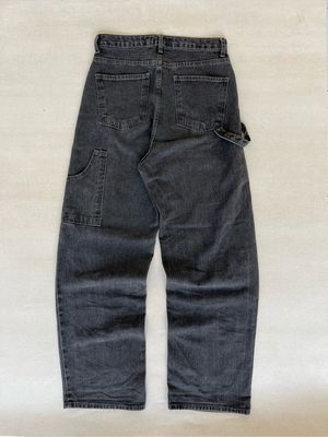 Streetwear Y2K Jeans Pria black gray