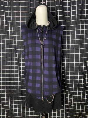 Grunge Hoody Wanita purple