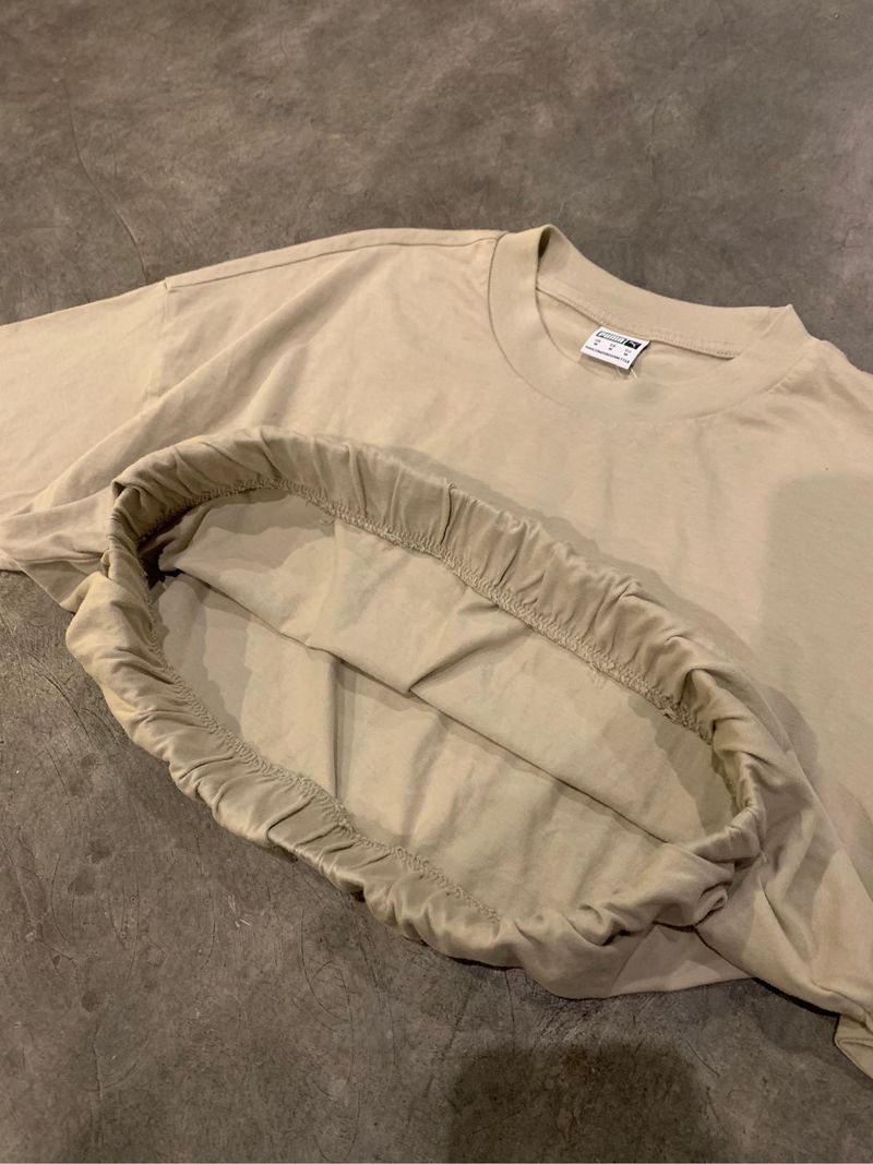 Puma beige cropped small logo, foto 2
