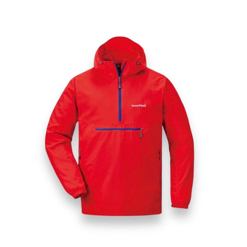 Montbell Gorpcore Sportswear Track jacket Pria red blue, foto 3