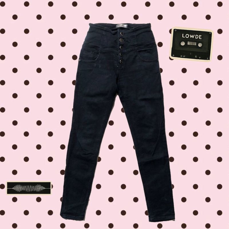 high waist black jeans, foto 2