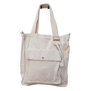 ROI DES ROIS Pocket Canvas Tote Bag