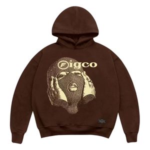 Streetwear Skater Hoody Pria brown