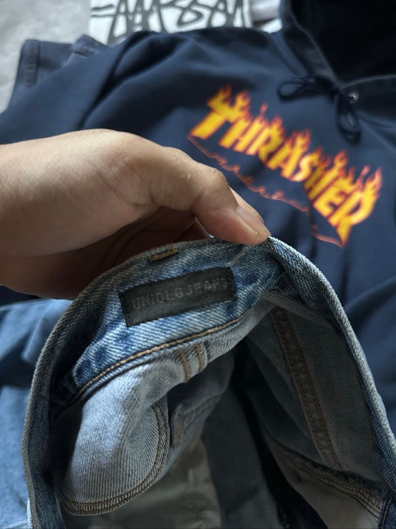 Baggy uniqlo jeans, foto 8