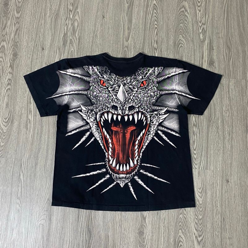 T-shirt AOP DRAGON Damn Blacklabel, foto 3