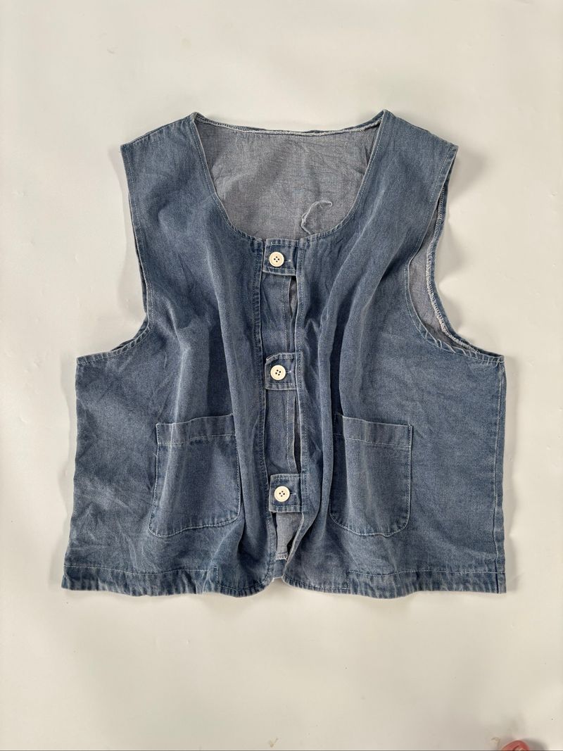 Vest Oversize Denim [O-4], foto 3