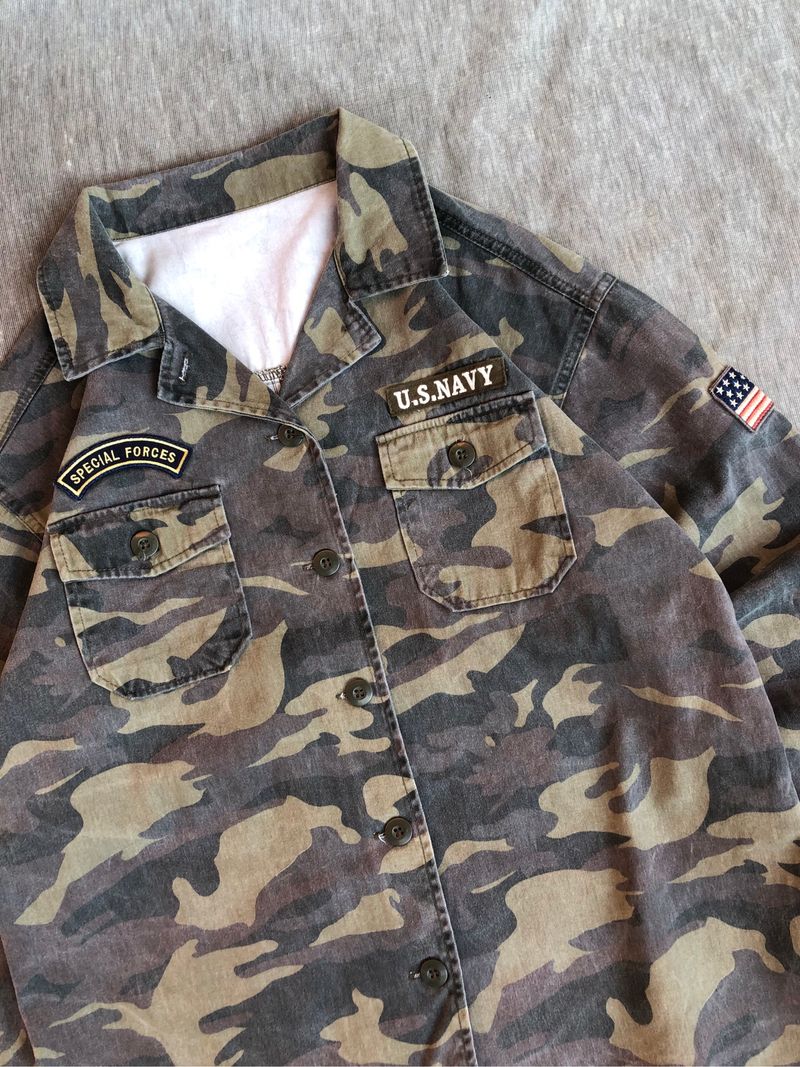 US Navy Fashion Military camo Shirt, foto 2