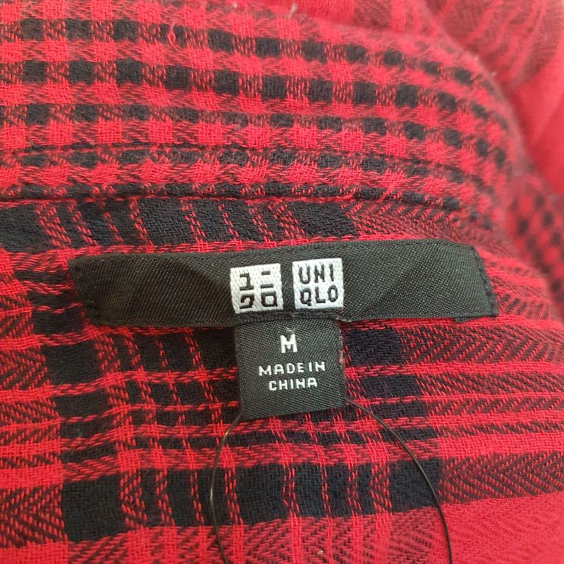 Kemeja flanel pria Giordano, foto 4