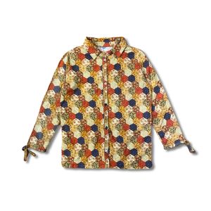 Vintage Cottagecore Shirt Wanita gray