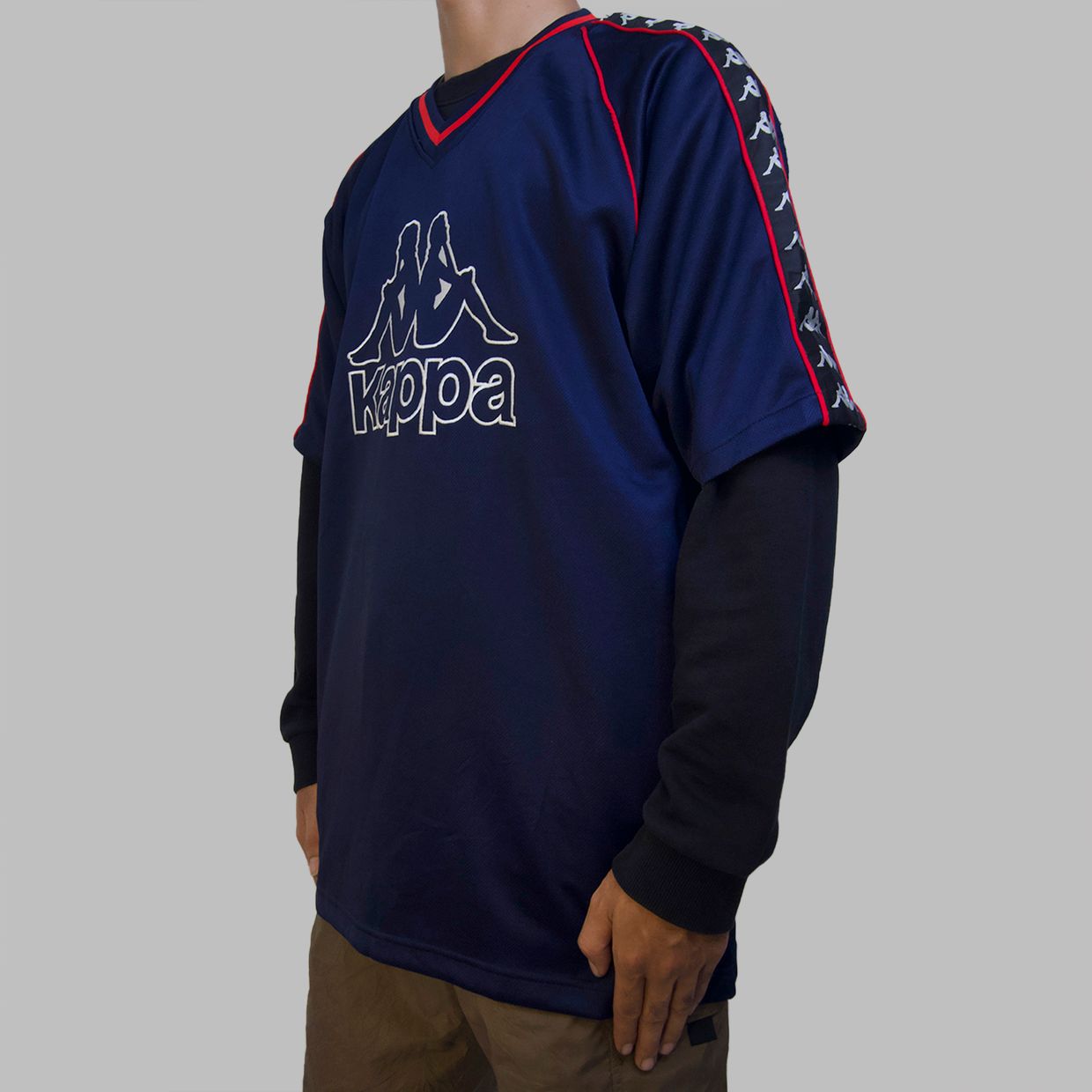 KAPPA NAVY JERSEY ✂️ Size L, foto 3