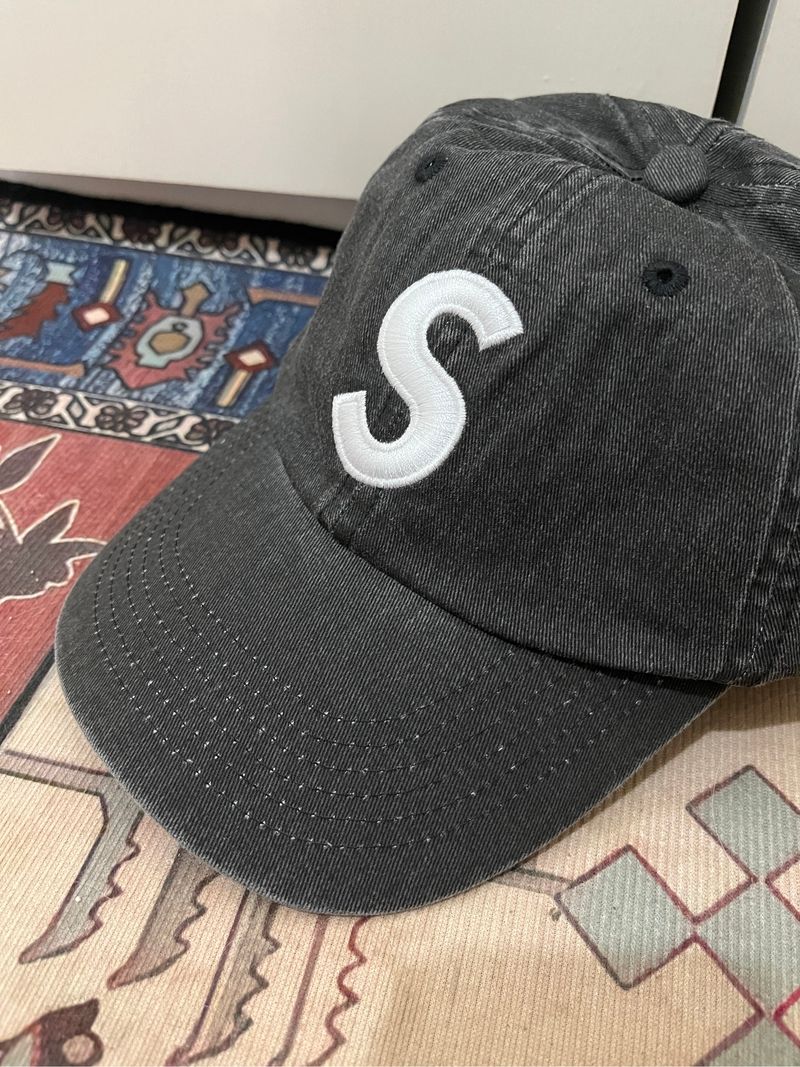 SUPREME LOGO S WASHED CAP, foto 2